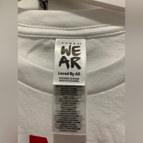 Zumba Love White Tee - Picture 6 of 6